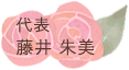 代表 藤井 朱美